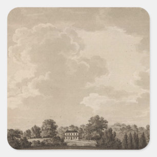 Schuylkill river square sticker