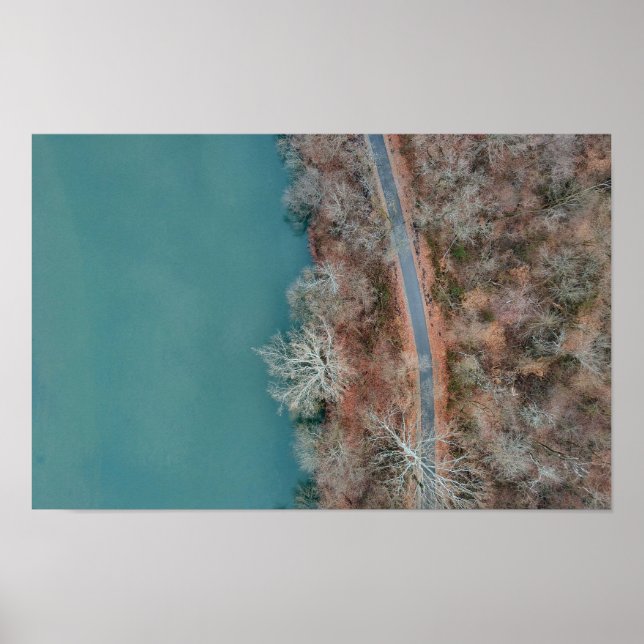 Schuylkill River Trail Fall Poster (Front)