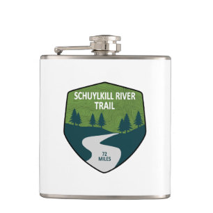 Schuylkill River Trail Hip Flask