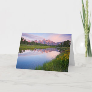 Schwabacher Landing Sunrise Card