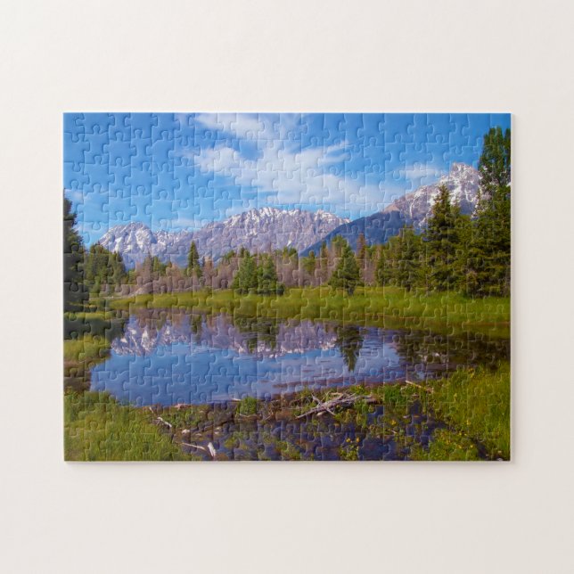 Schwabacher Landing Wyoming . Jigsaw Puzzle (Horizontal)