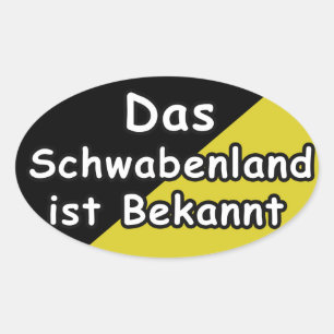 Schwaebisch Are Known Sticker