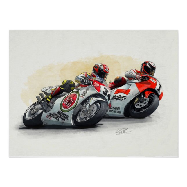 Schwantz and Rainey by Murraymoto Poster (Front)