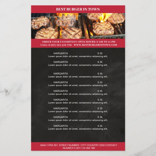 Schwarz, Rot Flyer (Front)