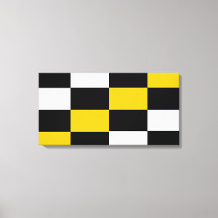 Schwarz-Weiss Kontrast Canvas Print