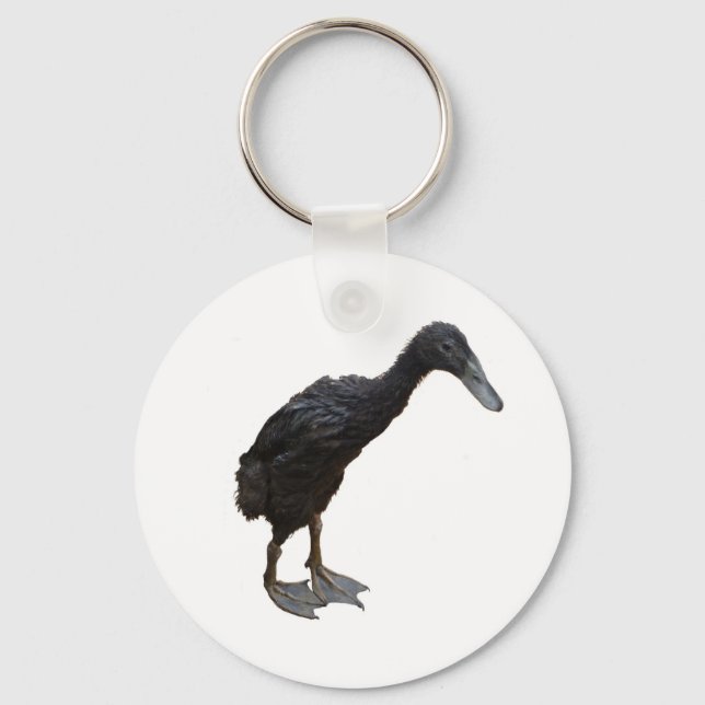 schwarze Laufente Key Ring (Front)