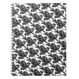 Schwarze Rosen Notebook