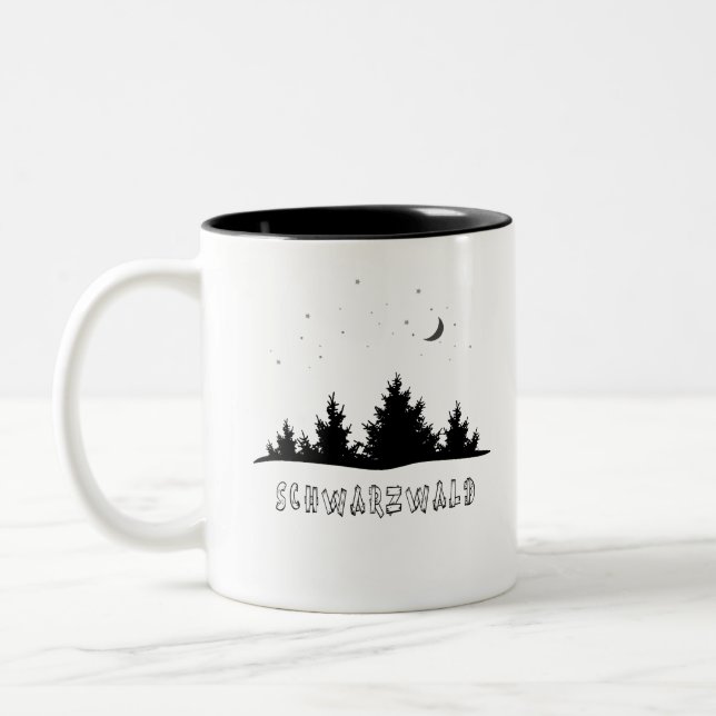 schwarzwald - Germany Black Forest Two-Tone Coffee Mug (Left)