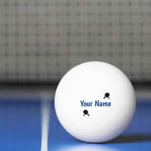 Schwarzweiss personalisiert ping pong ball
