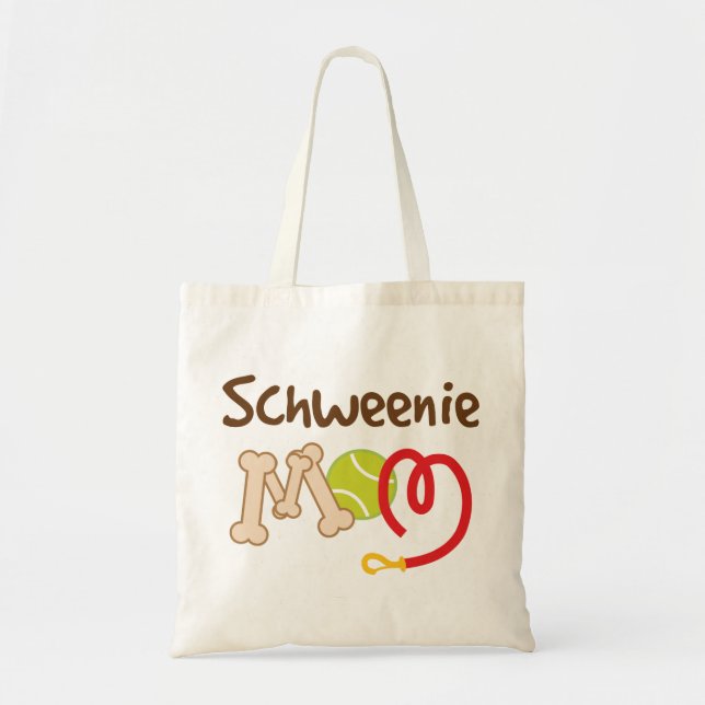 Schweenie Dog Breed Mum Gift Tote Bag (Front)