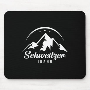 Schweitzer Idaho Ski Resort Skiing Snowboarding Mouse Pad