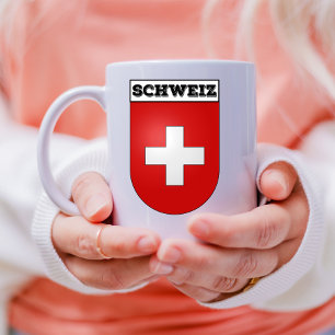 Schweiz Coat of Arms. Switzerland Coat of Arms Mug