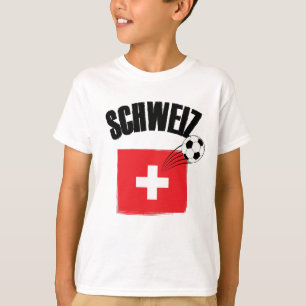 Schweiz Fussball Switzerland Soccer Flag T-Shirt