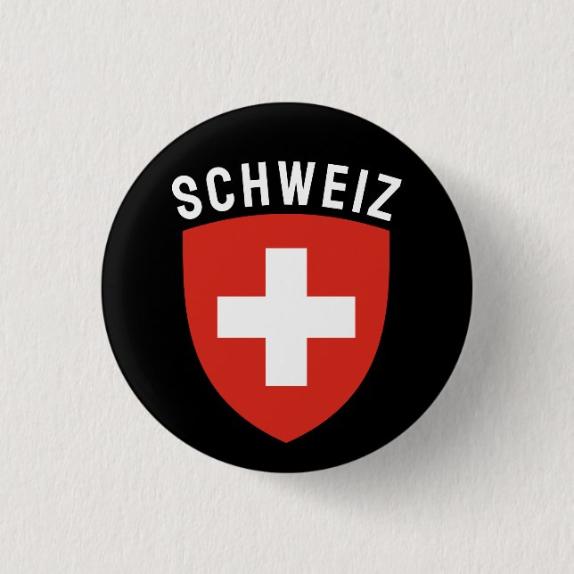 Schweiz (German-speaking Switzerland) 3 Cm Round Badge (Front)