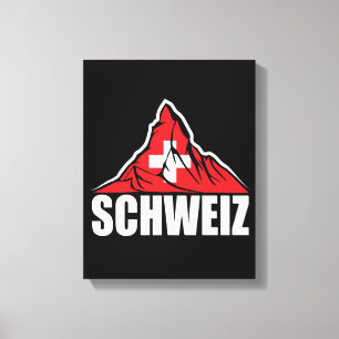 Schweiz Matterhorn Switzerland Canvas Print