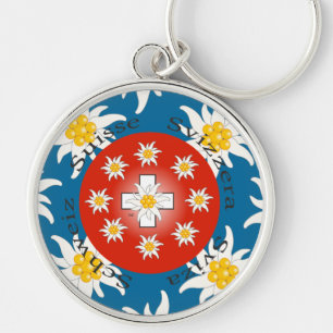 Schweiz Suisse Svizzera Svizra Schlüsselanhänger Key Ring