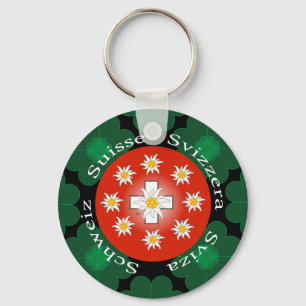 Schweiz Suisse Svizzera Svizra Schlüsselanhänger Key Ring
