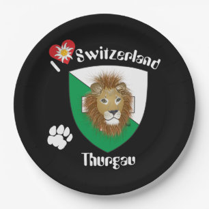 Schweiz Suisse Thurgau Switzerland Teller Paper Plate