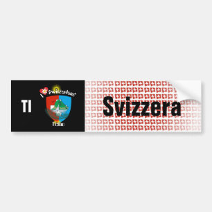 Schweiz Svizzera Suisse Tessin Autoaufkleber Bumper Sticker
