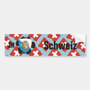 Schweiz Svizzera Suisse Zürich Autoaufkleber Bumper Sticker