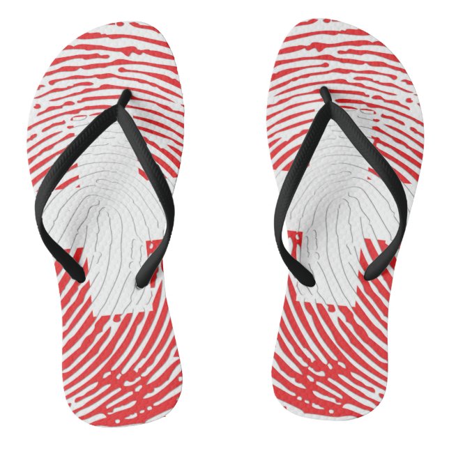 Schweizer Fingerabdruck Jandals (Footbed)