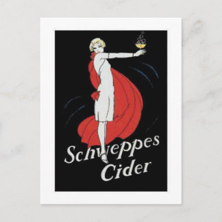 Schweppes Cider Postcard