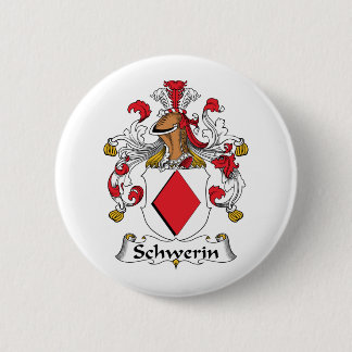 Schwerin Family Crest 6 Cm Round Badge