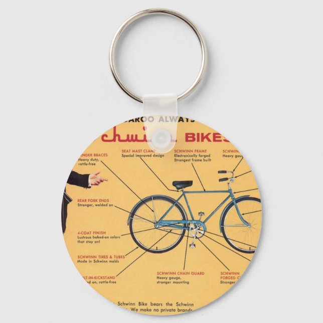 Schwinn Bike Components Key Ring (Front)