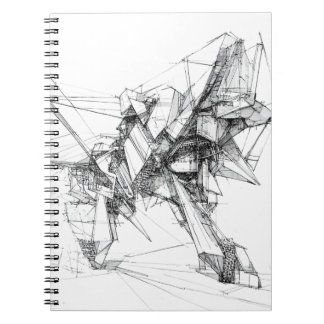 Sci-Fi Abstract Notebook