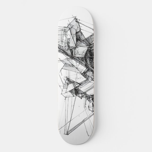 Sci-Fi Abstract  Skateboard (Front)