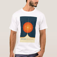 Sci-Fi Ad, Orange Atomic Clock, Deep Space