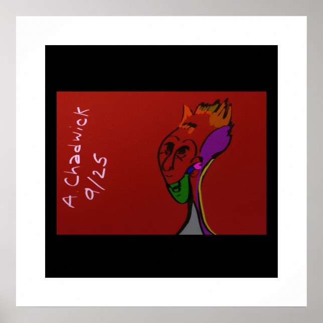 Sci-fi Alien Elder Leader  Poster (Front)