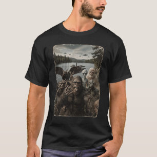Sci-fi Bigfoot Alien Loch Ness Monsters UFO Crypti T-Shirt