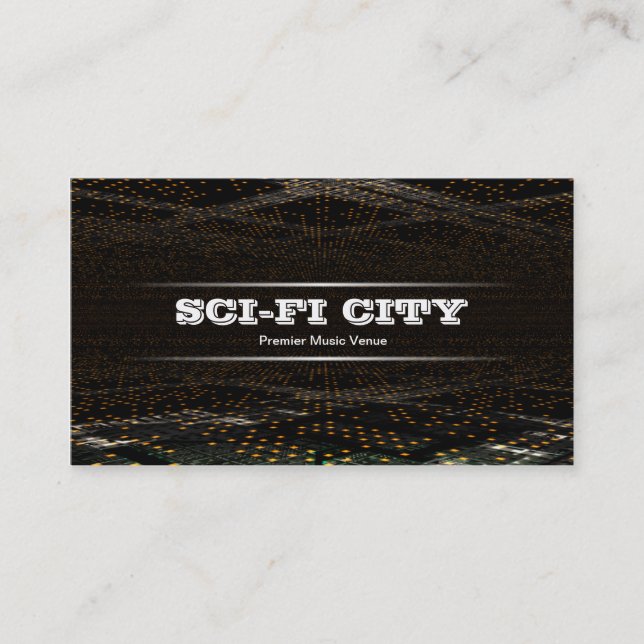 Sci-fi City Business Card (Front)