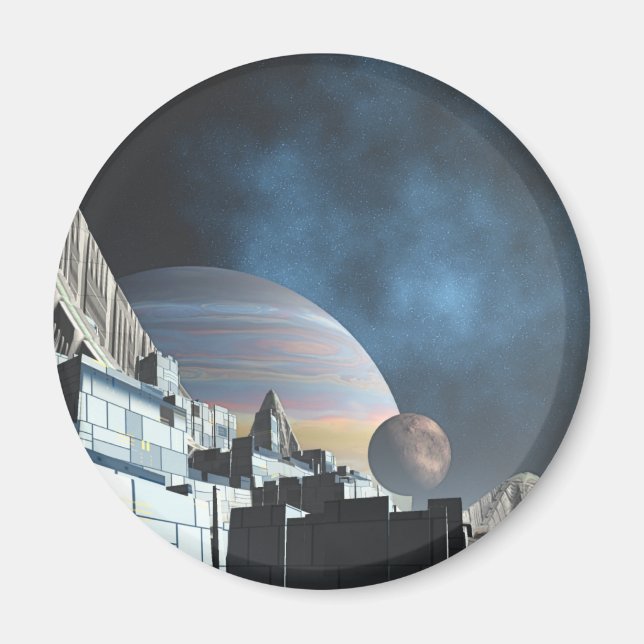 Sci-Fi City Magnet (Front)