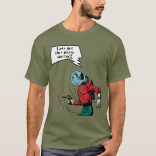 Sci-Fi comics Science Fiction futuristic space age T-Shirt