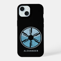 Sci Fi Cosmic Space Blue Ombre Nerd Futuristic