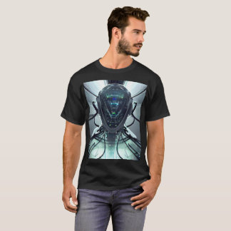 Sci-Fi Cyber Droid Fighter Pilot T-Shirt