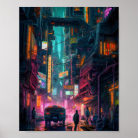 Sci-Fi Cyberpunk Art Design