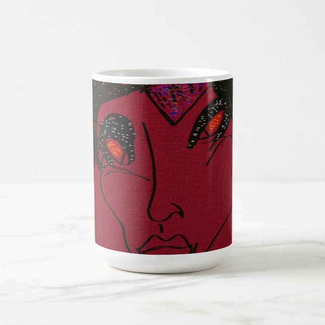 Sci-fi Demon Hunter Countess Coffee Mug (Center)