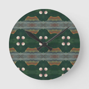 Sci-Fi - fantasy alien space planet worlds Round Clock