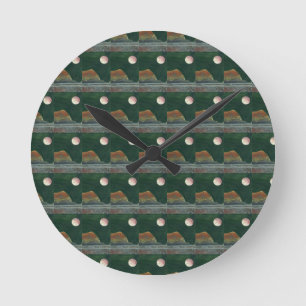 Sci-Fi - fantasy alien space planet worlds         Round Clock