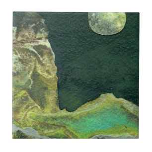 Sci-Fi - fantasy alien space planet worlds Tile