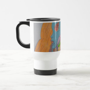 Sci-fi Fantasy Female Creature Travel Mug
