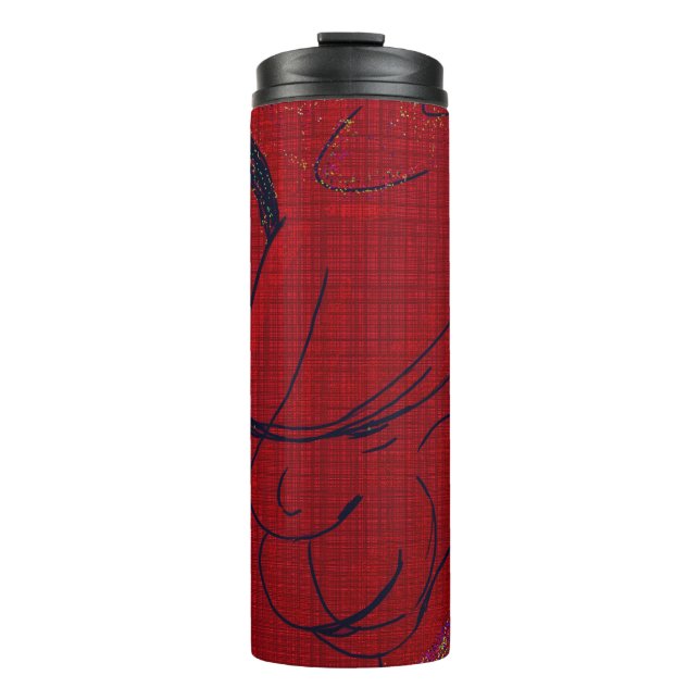 Sci-fi Fantasy Hunting Dog Thermal Tumbler (Front)