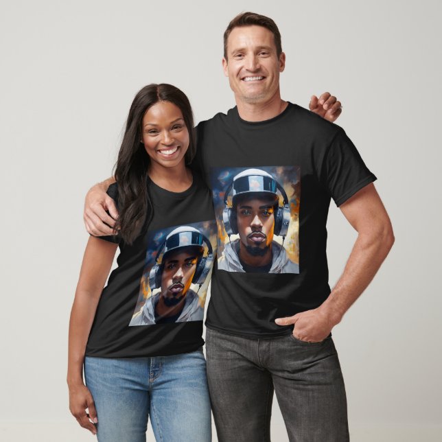 Sci-fi fantasy white rapper T Shirt (Unisex)