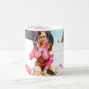 Sci Fi Female Cyborg Coffee Mug