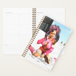 Sci Fi Female Cyborg Planner
