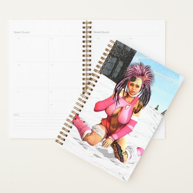 Sci Fi Female Cyborg Planner (Display)