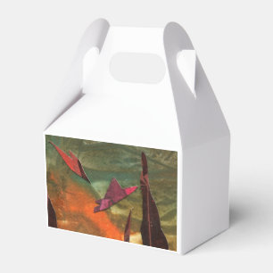 Sci-Fi "Fire Birds" alien life forms in flight Favour Box